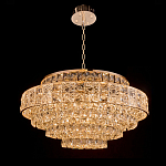 Люстра хрустальная в неоклассическом стиле на золотистом каркасе Majesty варинант исполнения - 7 | Loft Concept в Уфе