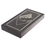 Подарочные нарды из натурального камня с гравировкой Backgammon from Stone варинант исполнения - 8 | Loft Concept в Уфе