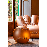 Дизайнерский кожаный пуф в виде бейсбольного мяча Poltronova Joe Ball Pouf варинант исполнения - 5 | Loft Concept в Уфе