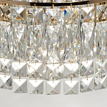 Потолочный светильник круглый с прозрачными подвесками Lunet варинант исполнения - 8 | Loft Concept в Уфе