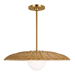 Люстра круглая из ротанга Long Lasting Chandelier варинант исполнения - 1 | Loft Concept в Уфе