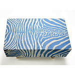 Кофейный стол Kenya Coffee Table Bone Inlay ZEBRA blue варинант исполнения - 1 | Loft Concept в Уфе