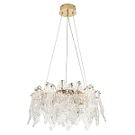 Люстра с декором из текстурированного стекла Textured Glass Chandelier 6 варинант исполнения - 1 | Loft Concept в Уфе