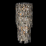 Бра с каскадом из прозрачного хрусталя и корпусом из металла цвета хром Constant Sparks варинант исполнения - 5 | Loft Concept в Уфе