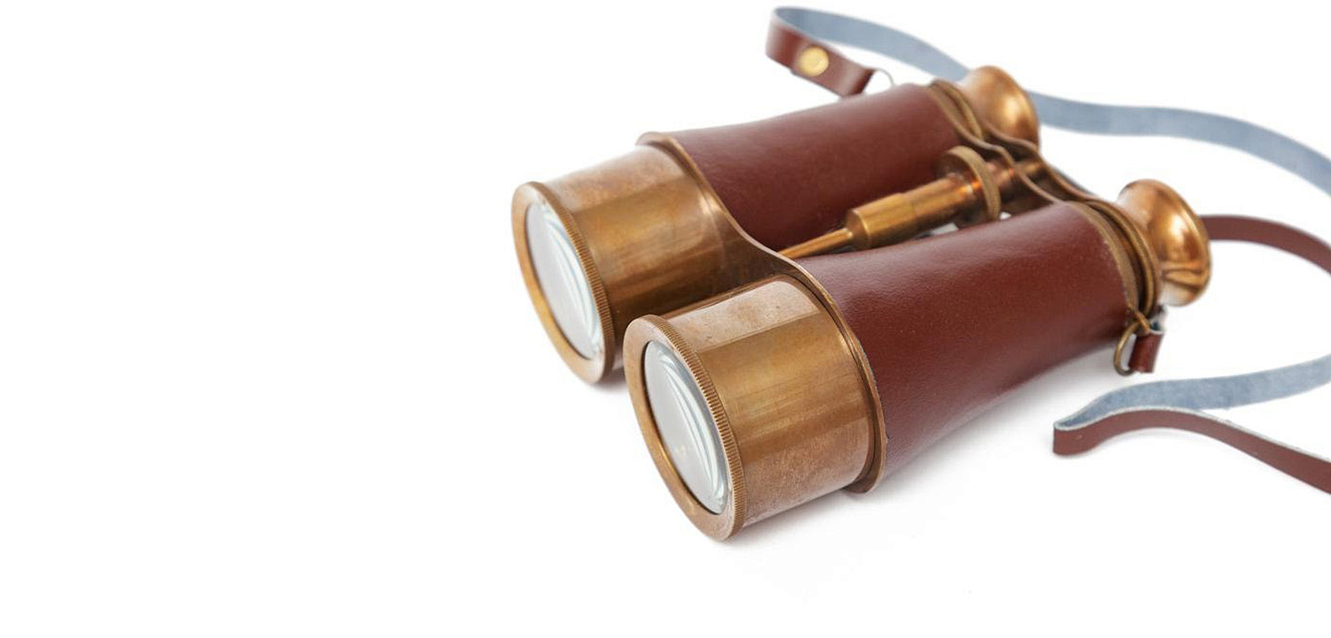 Винтажный бинокль в подарочной коробке Victorian Era Brass Binoculars - Loft-Concept в Уфе