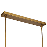 Люстра линейная полукруглой формы Wooden Horseshoe варинант исполнения - 5 | Loft Concept в Уфе