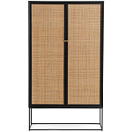 Шкаф с 2-мя дверцами из ротанга ручной работы Fuse Wicker Furniture варинант исполнения - 2 | Loft Concept в Уфе