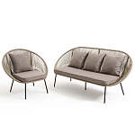 Садовое кресло Аcapulco Grey Chair варинант исполнения - 6 | Loft Concept в Уфе