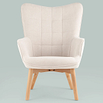 Белое кресло на ножках из массива CORDELIA варинант исполнения - 3 | Loft Concept в Уфе