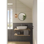 Зеркало круглое с асимметрией Light Reflection варинант исполнения - 2 | Loft Concept в Уфе