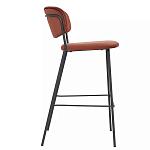 Стул барный с широкой полукруглой спинкой Chair Smooth Shapes варинант исполнения - 2 | Loft Concept в Уфе