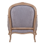 Кресло Ava Classical Armchair brown and grey velour варинант исполнения - 3 | Loft Concept в Уфе
