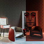 Гипсовая 3D Панель M-18 варинант исполнения - 1 | Loft Concept в Уфе