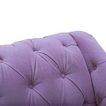 Кушетка фиолетовая с мягкой обивкой из велюра Michael Couch варинант исполнения - 4 | Loft Concept в Уфе