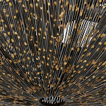 Люстра в форме колокола с декором из тонких железных нитей Jagged Pattern варинант исполнения - 2 | Loft Concept в Уфе