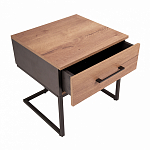 Тумба прикроватная с ящиком в стиле лофт Urban Style Space варинант исполнения - 2 | Loft Concept в Уфе