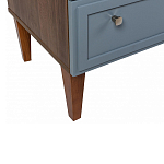 Комод серый из массива бука с 3-мя ящиками Wenge Light варинант исполнения - 4 | Loft Concept в Уфе