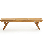 Деревянная скамья складная Jerome Wood Bench варинант исполнения - 2 | Loft Concept в Уфе