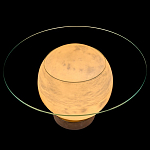 Торшер - журнальный стол Cryptocrystalline Stone варинант исполнения - 7 | Loft Concept в Уфе