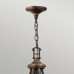 Люстра бронзового цвета с бежевыми абажурами из органзы в классическом стиле Hinkley варинант исполнения - 4 | Loft Concept в Уфе