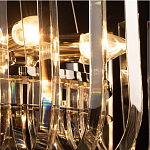 Бра цвета никель с изогнутыми хрустальными элементами Radiant Ribbons варинант исполнения - 7 | Loft Concept в Уфе