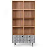 Широкий стеллаж с принтом Elise Rack варинант исполнения - 4 | Loft Concept в Уфе