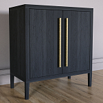 Современный Буфет Primo с 2 дверцами Черный дуб варинант исполнения - 2 | Loft Concept в Уфе