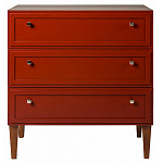 Комод красный из массива бука с 3-мя ящиками Wenge Light варинант исполнения - 2 | Loft Concept в Уфе