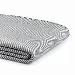 Плед из шерсти мериноса серого цвета 130×180 см Gray Waves варинант исполнения - 2 | Loft Concept в Уфе