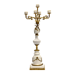 Подсвечник белый Попугай из фарфора с бронзовыми элементами Eden Garden варинант исполнения - 2 | Loft Concept в Уфе