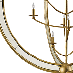 Люстра круглая с состаренными зеркальными элементами на корпусе Sample of Purity варинант исполнения - 1 | Loft Concept в Уфе