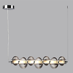 Подвесной светильник линейный с 7-ю рифлеными стеклянными шарами Marcelh Light варинант исполнения - 8 | Loft Concept в Уфе