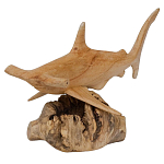 Статуэтка из дерева рыба-молот Animals of the World варинант исполнения - 4 | Loft Concept в Уфе