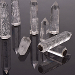 Люстра с двумя кольцами черного цвета с хрустальными элементами QUARTZ CRYSTAL варинант исполнения - 13 | Loft Concept в Уфе