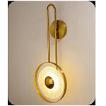 Бра бронзовое с прозрачным стеклянным плафоном Suspension варинант исполнения - 1 | Loft Concept в Уфе