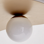 Люстра круглая с 2-мя металлическими абажурами Andromeda варинант исполнения - 3 | Loft Concept в Уфе