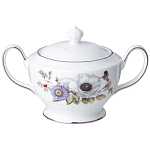 Чайный сервиз из фарфора с рисунком цветов на 6 персон 14 предметов Garden Whisper Porcelain Set  варинант исполнения - 4 | Loft Concept в Уфе