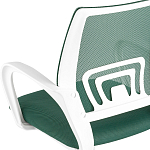 Офисное кресло с основанием из белого пластика Desk chairs Green варинант исполнения - 7 | Loft Concept в Уфе