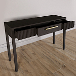 Элегантная Консоль Primo с выдвижным ящиком Темный орех варинант исполнения - 5 | Loft Concept в Уфе