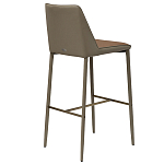 Стул барный с терракотовой обивкой из экокожи Spectacular High Chair варинант исполнения - 2 | Loft Concept в Уфе