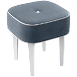Квадратный мягкий пуф на белых ножках Winton Pouf Square варинант исполнения - 17 | Loft Concept в Уфе