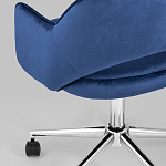 Кресло для компьютерного стола Veloury Blue варинант исполнения - 8 | Loft Concept в Уфе