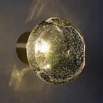 Бра с круглым плафоном из прозрачного стекла с пузырьками воздуха Effervia  варинант исполнения - 8 | Loft Concept в Уфе