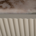 Тумба под телевизор серая с мраморной столешницей Uniqueness Marble варинант исполнения - 4 | Loft Concept в Уфе