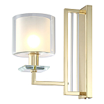 Бра с геометрическим каркасом из металла и цилиндрическим стеклянным плафоном Laurent варинант исполнения - 6 | Loft Concept в Уфе