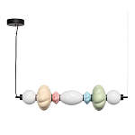 Подвесной светильник линейный с керамическими элементами 24W LED Fragrant Light варинант исполнения - 3 | Loft Concept в Уфе