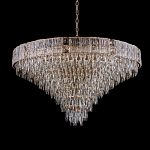 Люстра с каскадом из прозрачного хрусталя Constant Sparks варинант исполнения - 14 | Loft Concept в Уфе