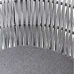 Кресло с декоративным плетением на спинке и подлокотниках Armchair Weaving варинант исполнения - 8 | Loft Concept в Уфе