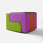 Дизайнерское кресло розовое Poltronova Sofo Rosancio Armchair варинант исполнения - 12 | Loft Concept в Уфе