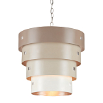 Подвесной светильник фигурный из 4-х широких колец Alternating Rings варинант исполнения - 1 | Loft Concept в Уфе